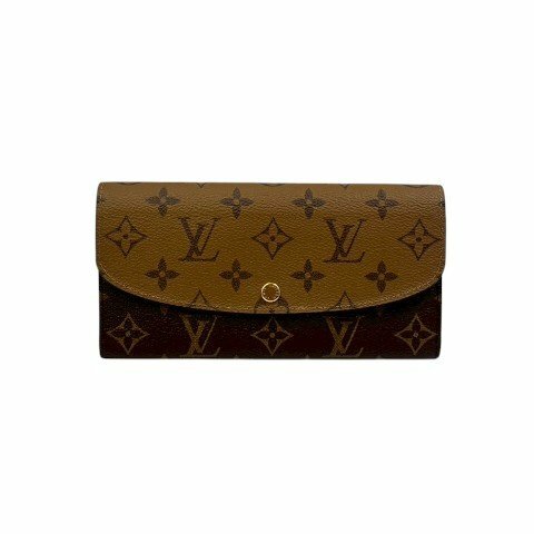 LV EMILIE 雙色翻蓋扣式長夾M82157