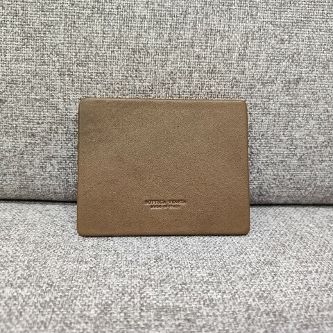 BV Bottega Veneta 焦糖色全皮 梳妝鏡 化妝鏡 隨身鏡 鏡子