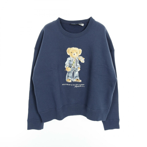 POLO RALPH LAUREN Polo Bear 棉質運動衫 海軍藍 二手 女款
