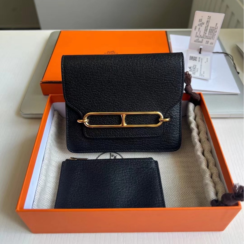 Hermes slim 豬鼻子黑金 全配-1