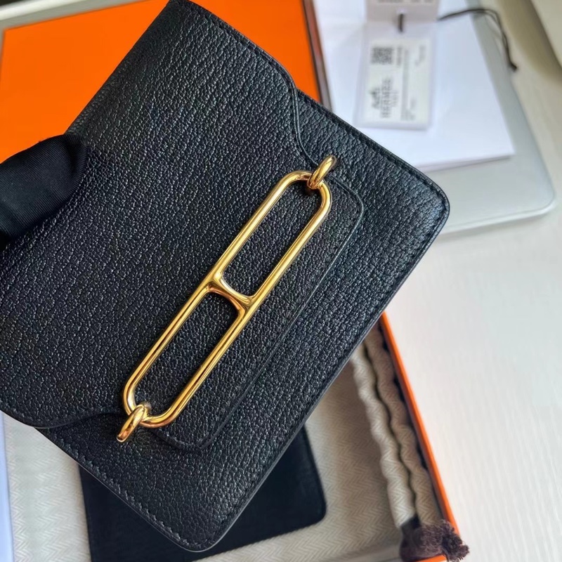 Hermes slim 豬鼻子黑金 全配-2