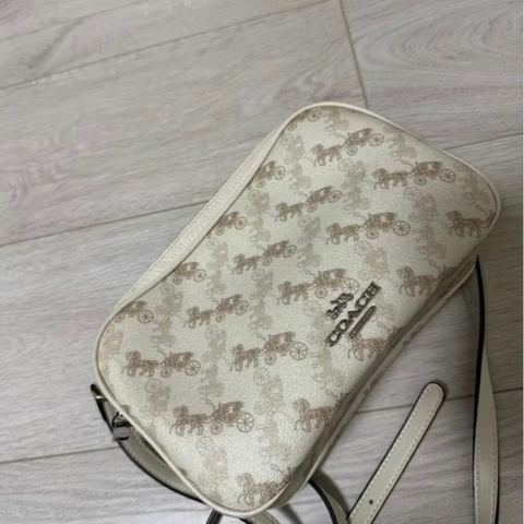 COACH滿版馬車雙層相機包
