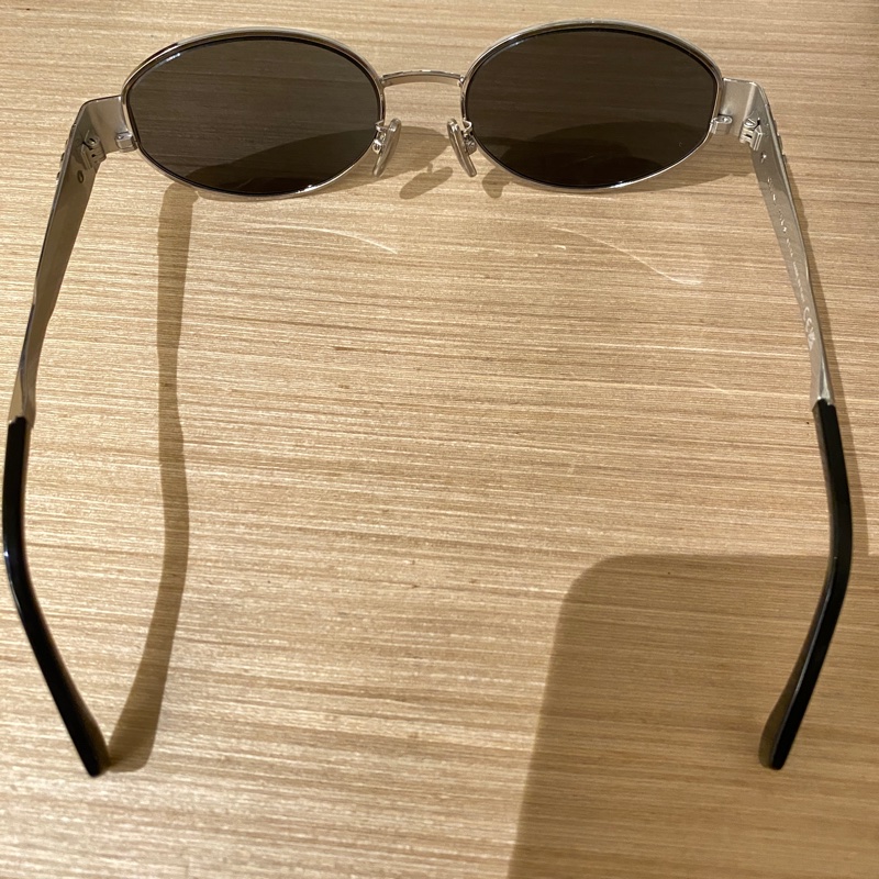 CELINE 凱旋門 CL40235U 16A 太陽眼鏡 墨鏡 銀框 劉宇寧同款-2