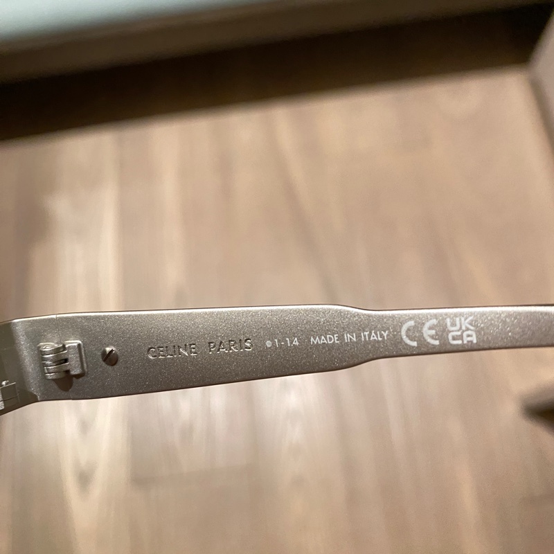 CELINE 凱旋門 CL40235U 16A 太陽眼鏡 墨鏡 銀框 劉宇寧同款-11