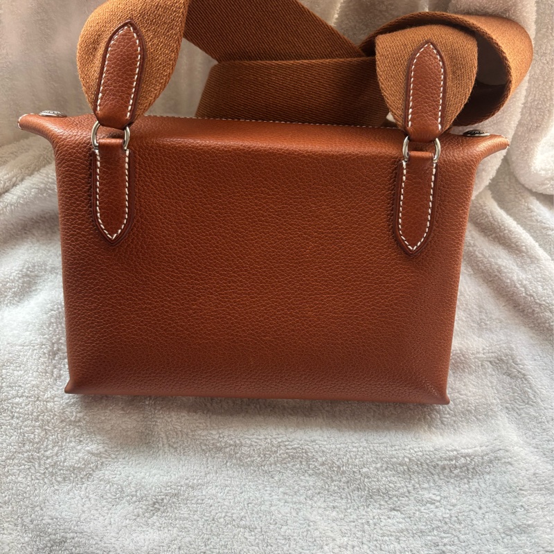 愛馬仕 Hermes Videpoches肩背包 馬鞍皮 B刻 9.5成新-1