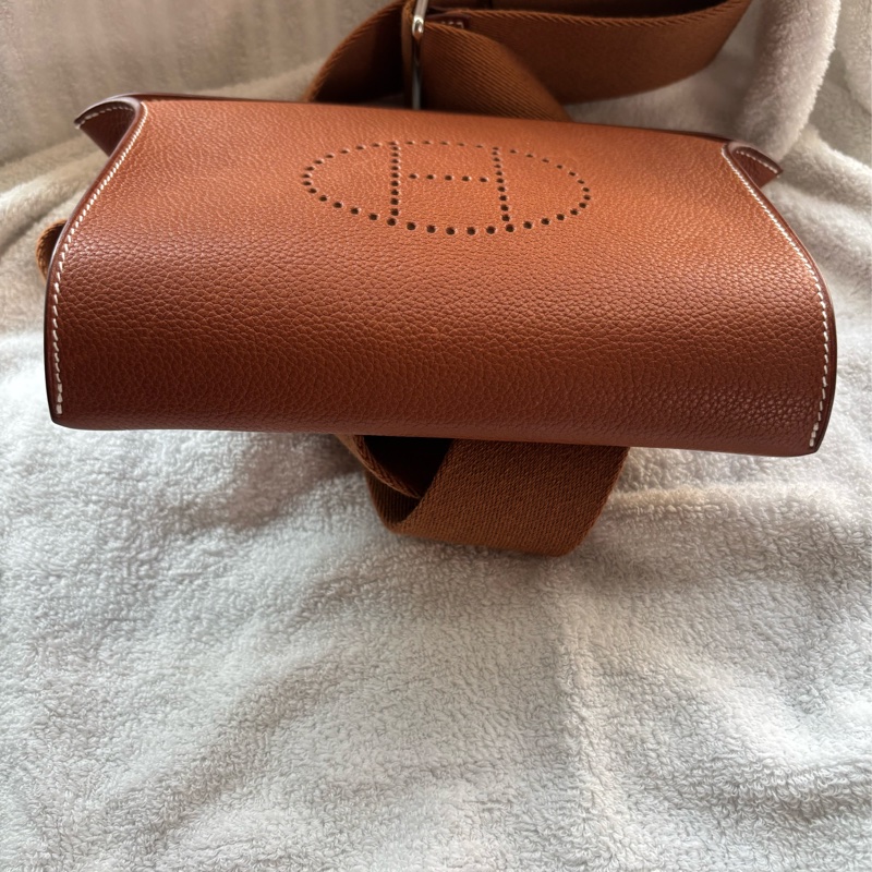 愛馬仕 Hermes Videpoches肩背包 馬鞍皮 B刻 9.5成新-6