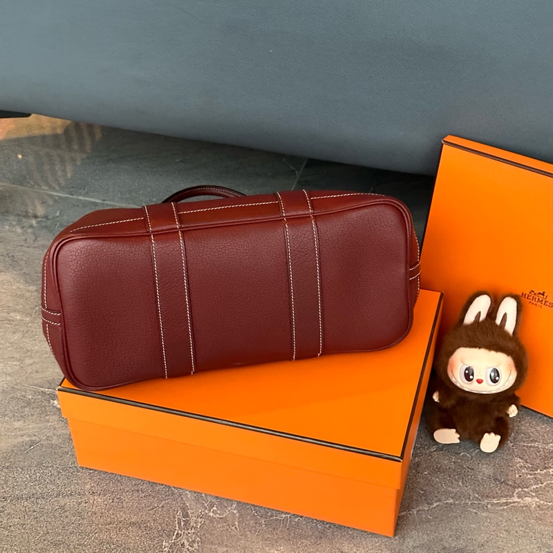 質感滿滿99新🌟 愛馬仕 #波爾多紅 #酒紅色 #花園30 #gardenparty-13