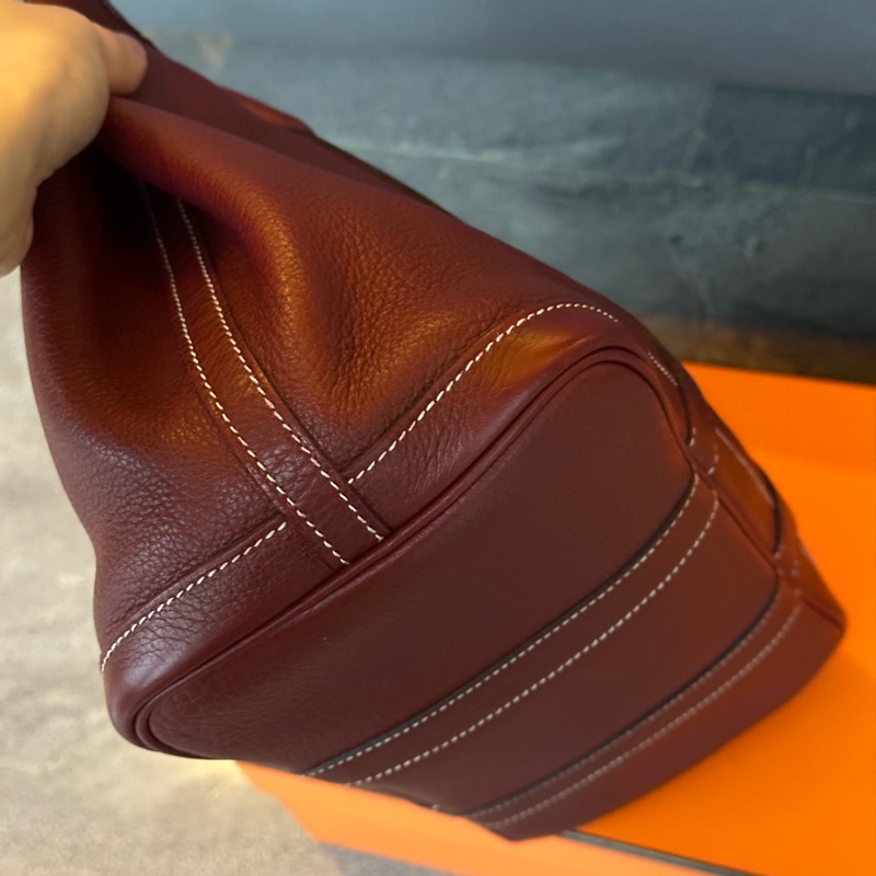 質感滿滿99新🌟 愛馬仕 #波爾多紅 #酒紅色 #花園30 #gardenparty-14