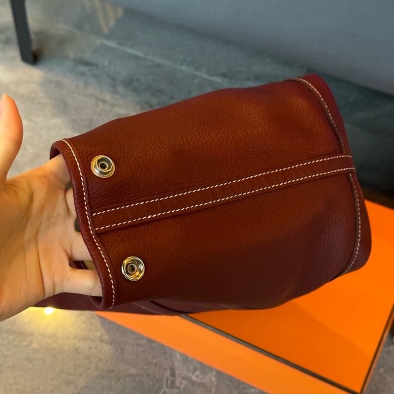 質感滿滿99新🌟 愛馬仕 #波爾多紅 #酒紅色 #花園30 #gardenparty-17