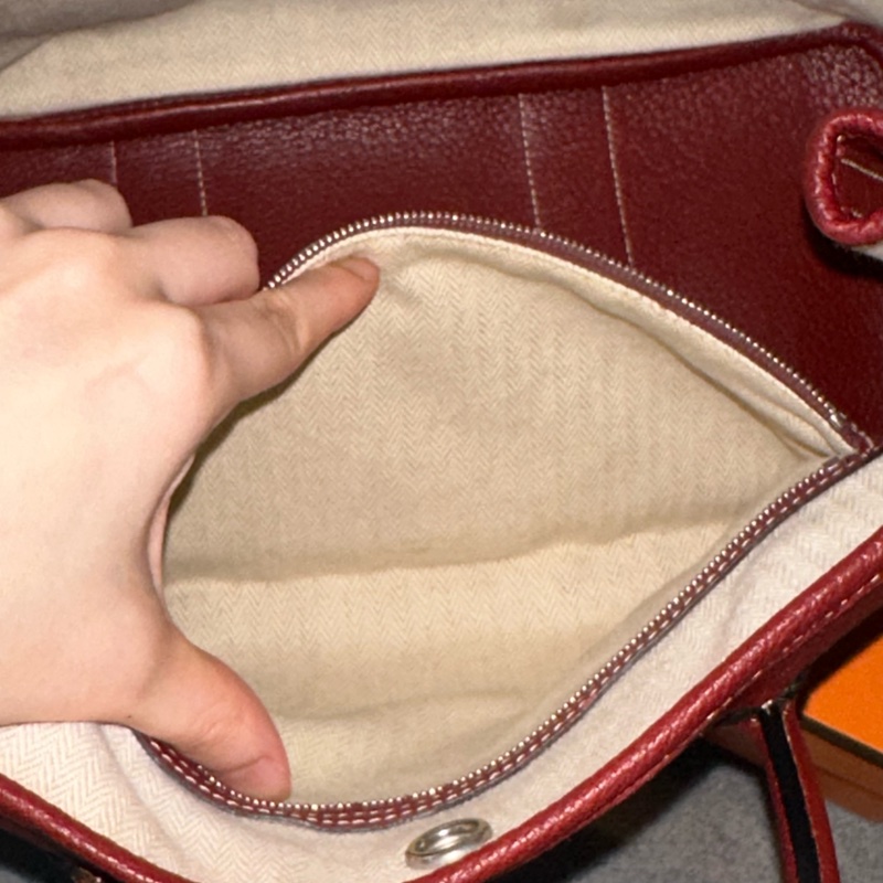 質感滿滿99新🌟 愛馬仕 #波爾多紅 #酒紅色 #花園30 #gardenparty-21