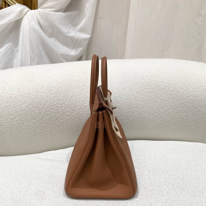 Hermes/ 愛馬仕bk25 togo 金棕 銀扣　Z刻-2