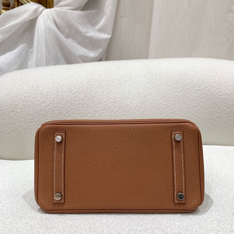 Hermes/ 愛馬仕bk25 togo 金棕 銀扣　Z刻-3