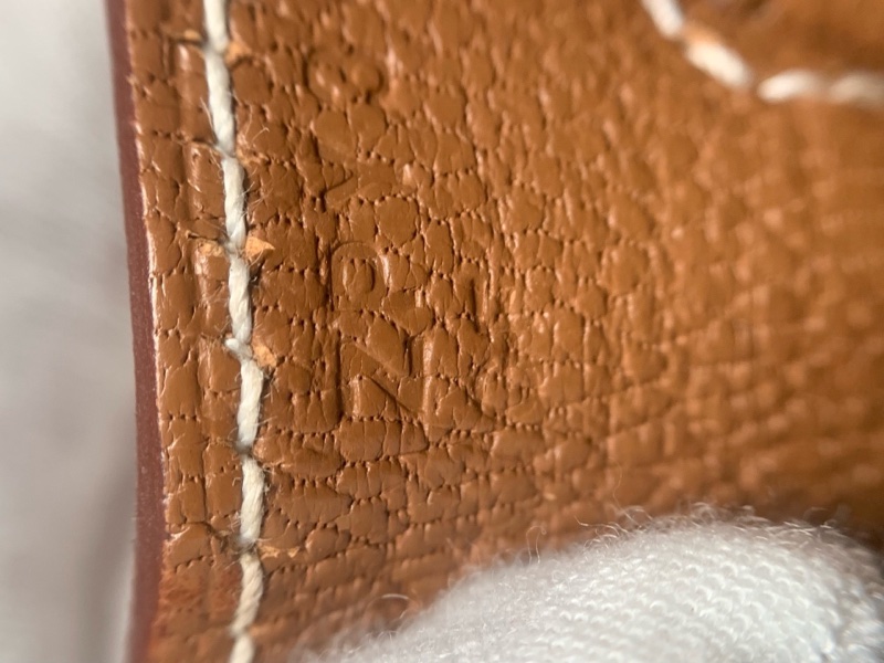 Hermes/ 愛馬仕bk25 togo 金棕 銀扣　Z刻-7