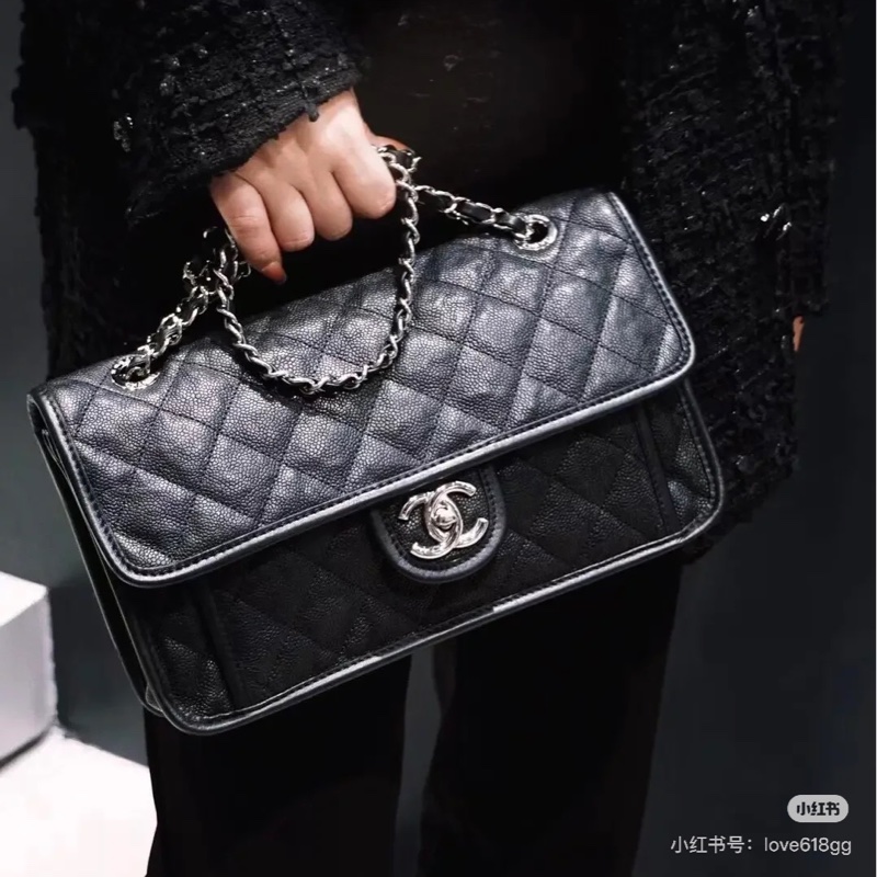 超美❤️#香奈兒 #黑銀 #荔枝皮 #coco #cf25-2