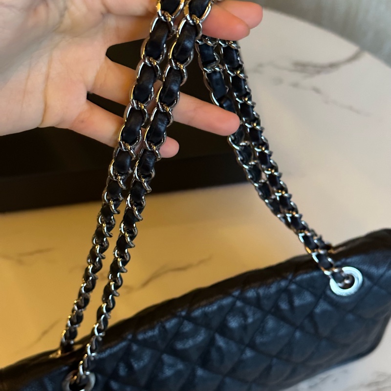 超美❤️#香奈兒 #黑銀 #荔枝皮 #coco #cf25-10