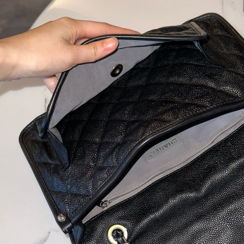 超美❤️#香奈兒 #黑銀 #荔枝皮 #coco #cf25-18