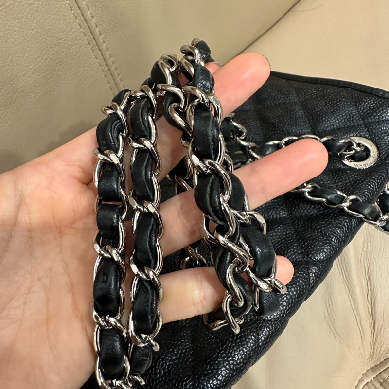 超美❤️#香奈兒 #黑銀 #荔枝皮 #coco #cf25-21