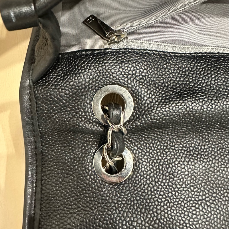 超美❤️#香奈兒 #黑銀 #荔枝皮 #coco #cf25-31