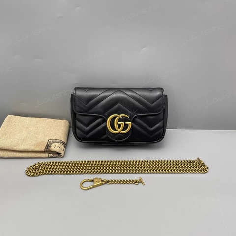Gucci馬蒙超mini黑金