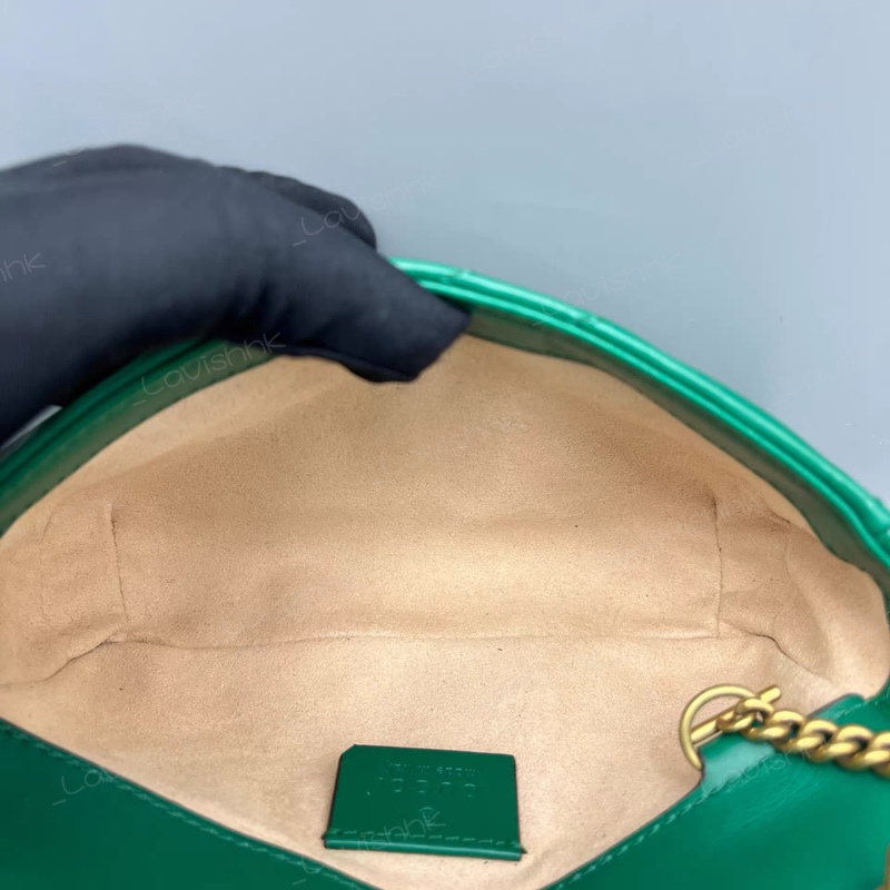 Gucci 馬蒙超mini綠色-4
