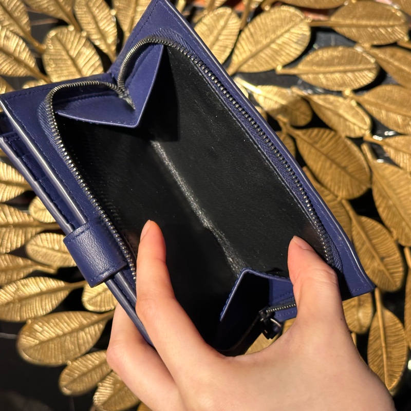 99新🌟 BV #藍紫色 #中夾 #編織 #錢包-4