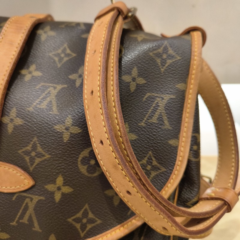 LV經典老花 雙馬鞍包-4