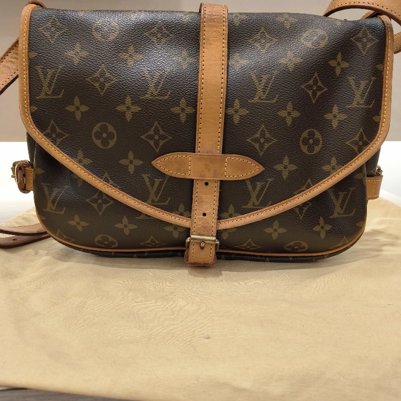 LV經典老花 雙馬鞍包-6