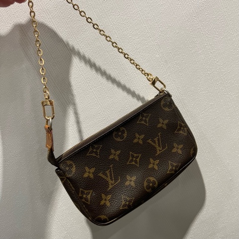 Louis Vuitton LV 經典老花 小麻將包