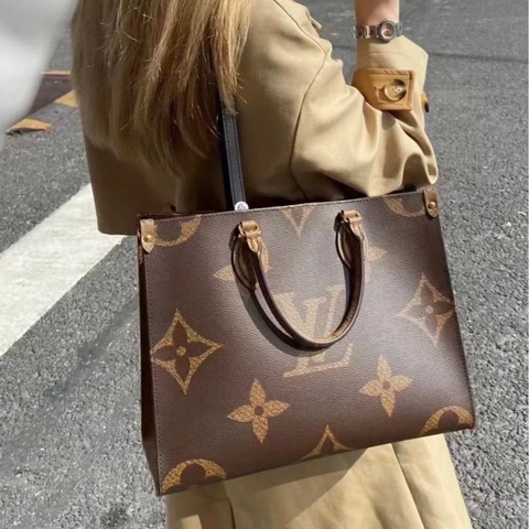 LV onthego中號 芯片款 35*25*27 全新配件齊全帶購證