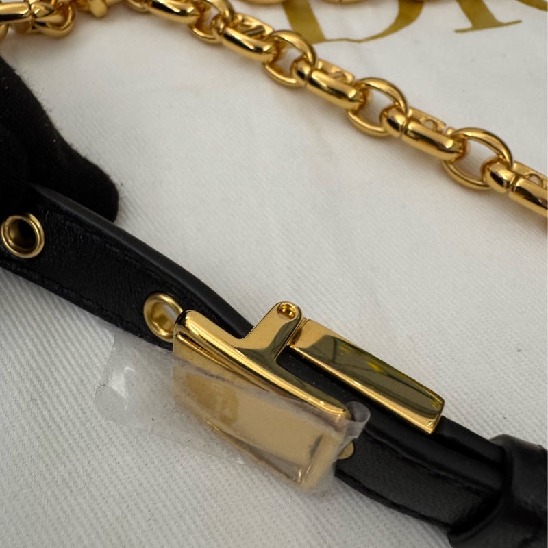 Soft Dior Cato 黑色藤格紋羊皮包-28