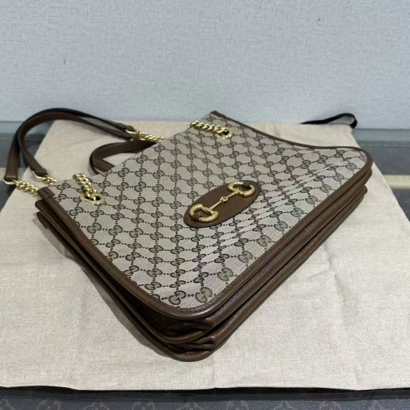 ✨GUCCI 1955手提肩背托特包35.5*24.5*12  98新配件塵袋盒子-4