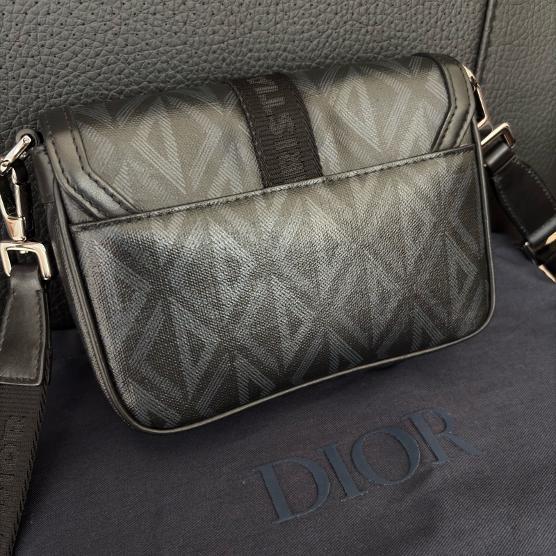 DIOR男包 hit the road mini黑色（配件完整）-4