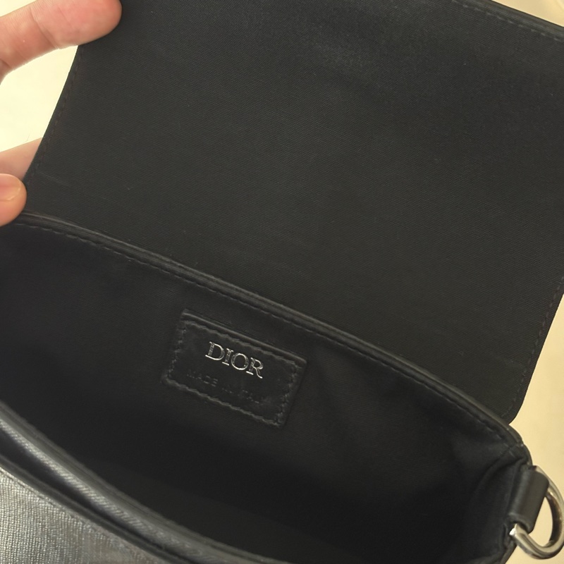 DIOR男包 hit the road mini黑色（配件完整）-8