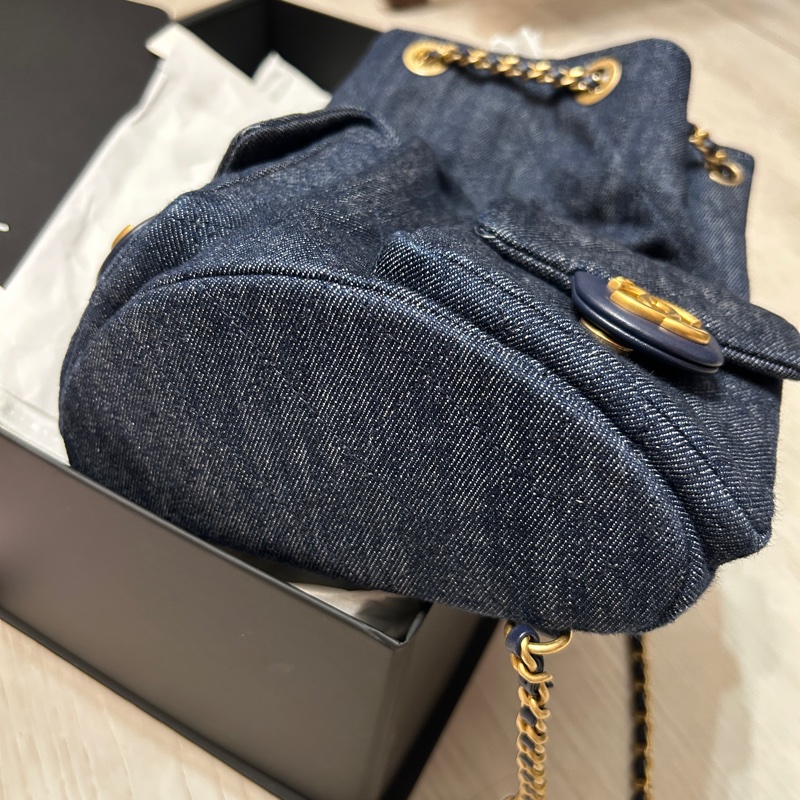 chanel 香奈兒牛仔包25c-7