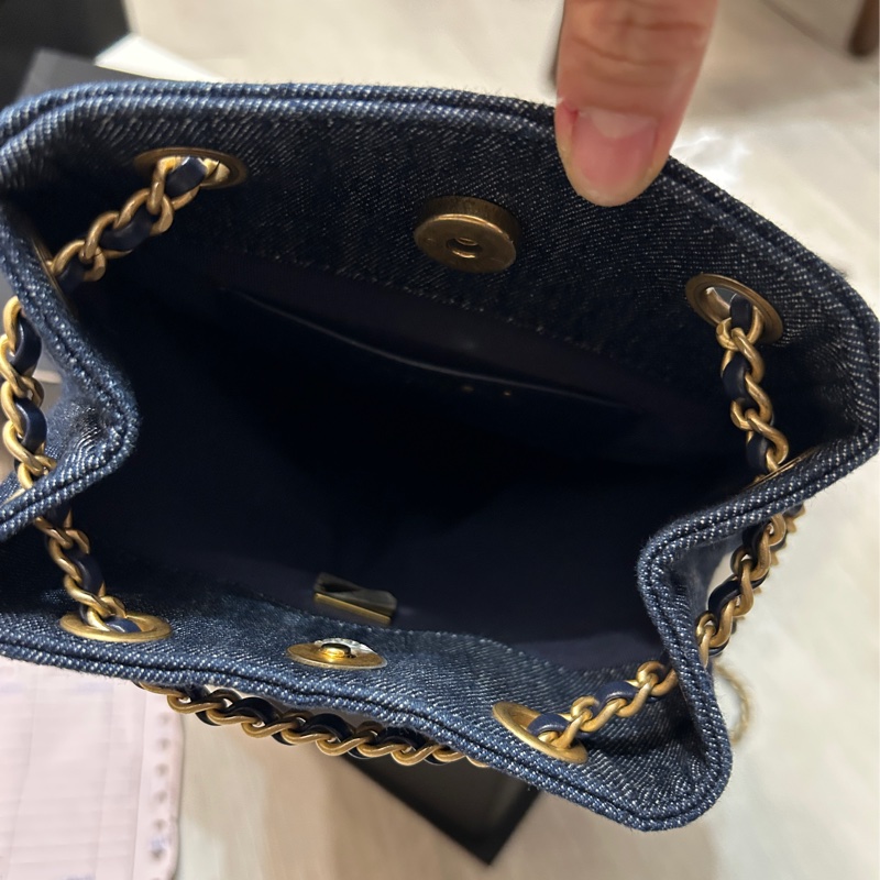 chanel 香奈兒牛仔包25c-8