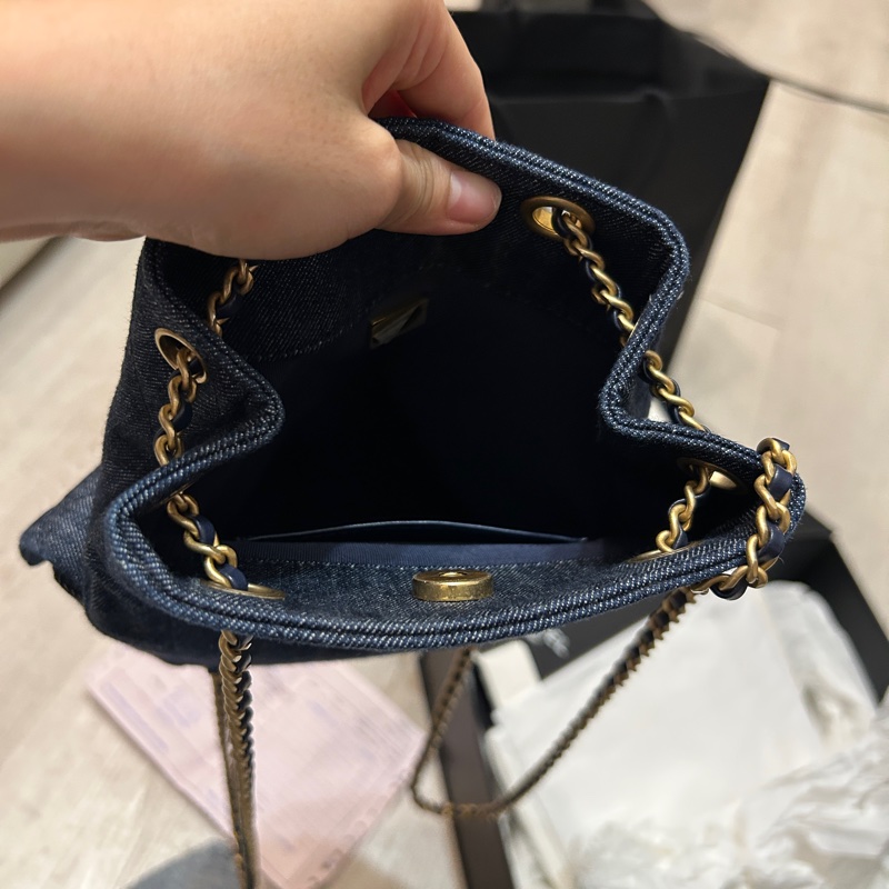 chanel 香奈兒牛仔包25c-9