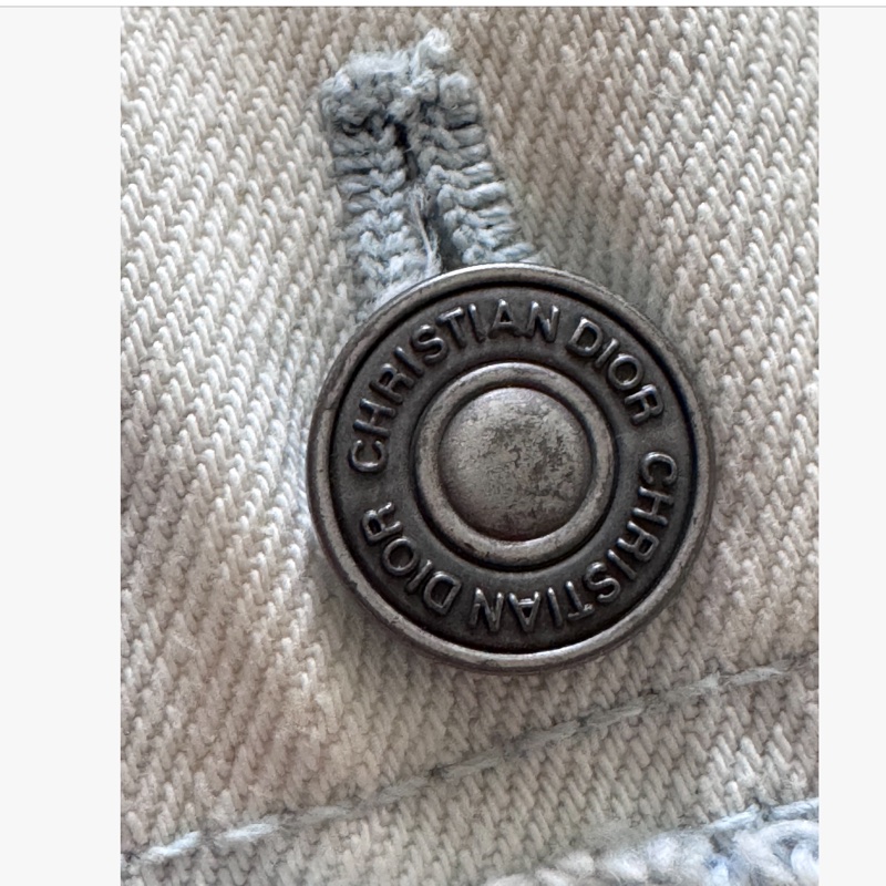 ✨ 支持安心購 / Christian Dior 洗舊感渲染牛仔背心 / 40-4