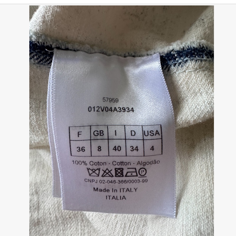 ✨ 支持安心購 / Christian Dior 洗舊感渲染牛仔背心 / 40-10