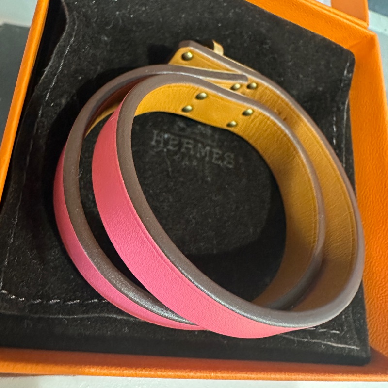 Hermes Kelly手鍊（皮革）-6