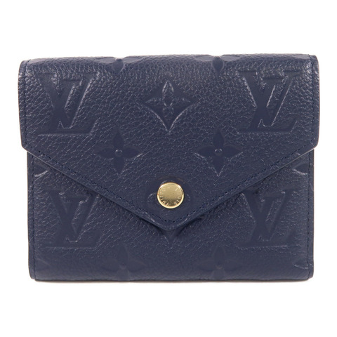LOUIS VUITTON Monogram Empreinte Victorine Wallet金扣錢包