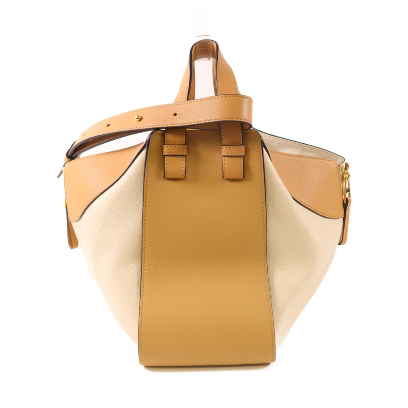 LOEWE 牛皮皮革Hammock MM金扣手挽肩背兩用袋-1