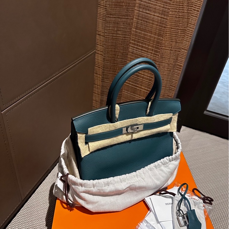 Hermès Birkin 30 Togo A Z6 銀-3