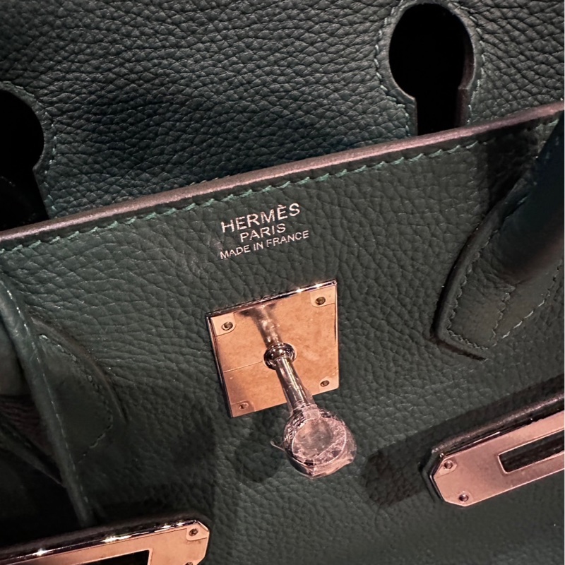 Hermès Birkin 30 Togo A Z6 銀-6