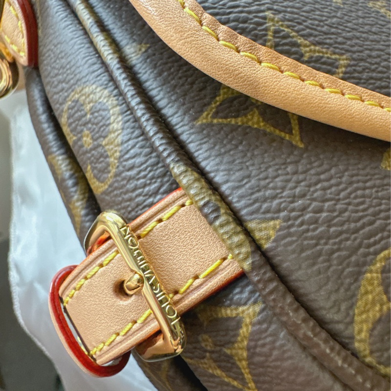 LV SaumurBB🍊雙子星-兩用肩背包-側背包🤎🤎芯片款-3