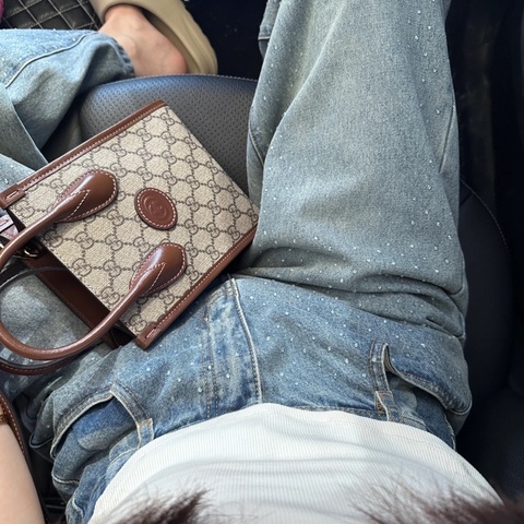 Gucci mini tote 琴譜包 男女皆適合
