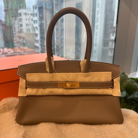 HERMES shoulder29 etoupe ghw大象灰金 evercolor stamp k