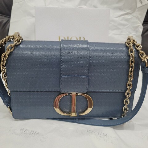 Dior 蒙田 30 霧霾藍 26cm