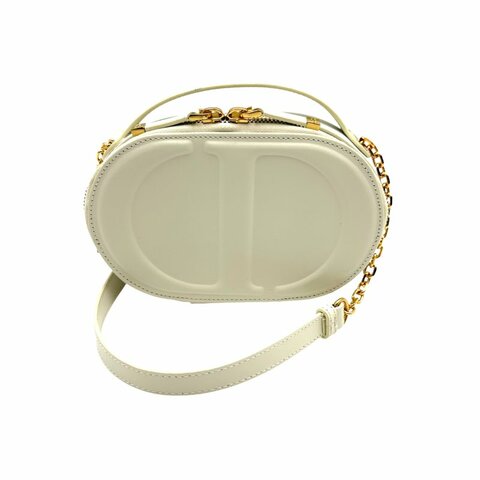 【美收精品】Dior 白色單肩包 B-412【隔月月中將轉賣至日本 上架期限30天】