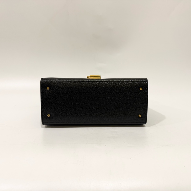 YSL黑金魚子醬CASSANDRA手提側背包中號633931-5