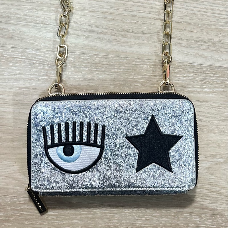 Chiara Ferragni 眨眼長夾-斜揹/側揹/手拿三用包-2